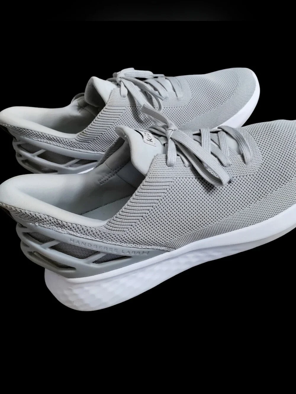 Kizik Athens Hands' Free Sneakers Mesh Ice Gray Low Top